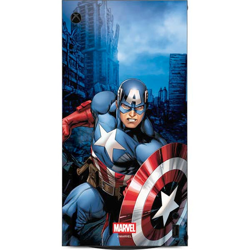 Marvel Captain America Portrait XBox Series X Digital Edition Console Skin